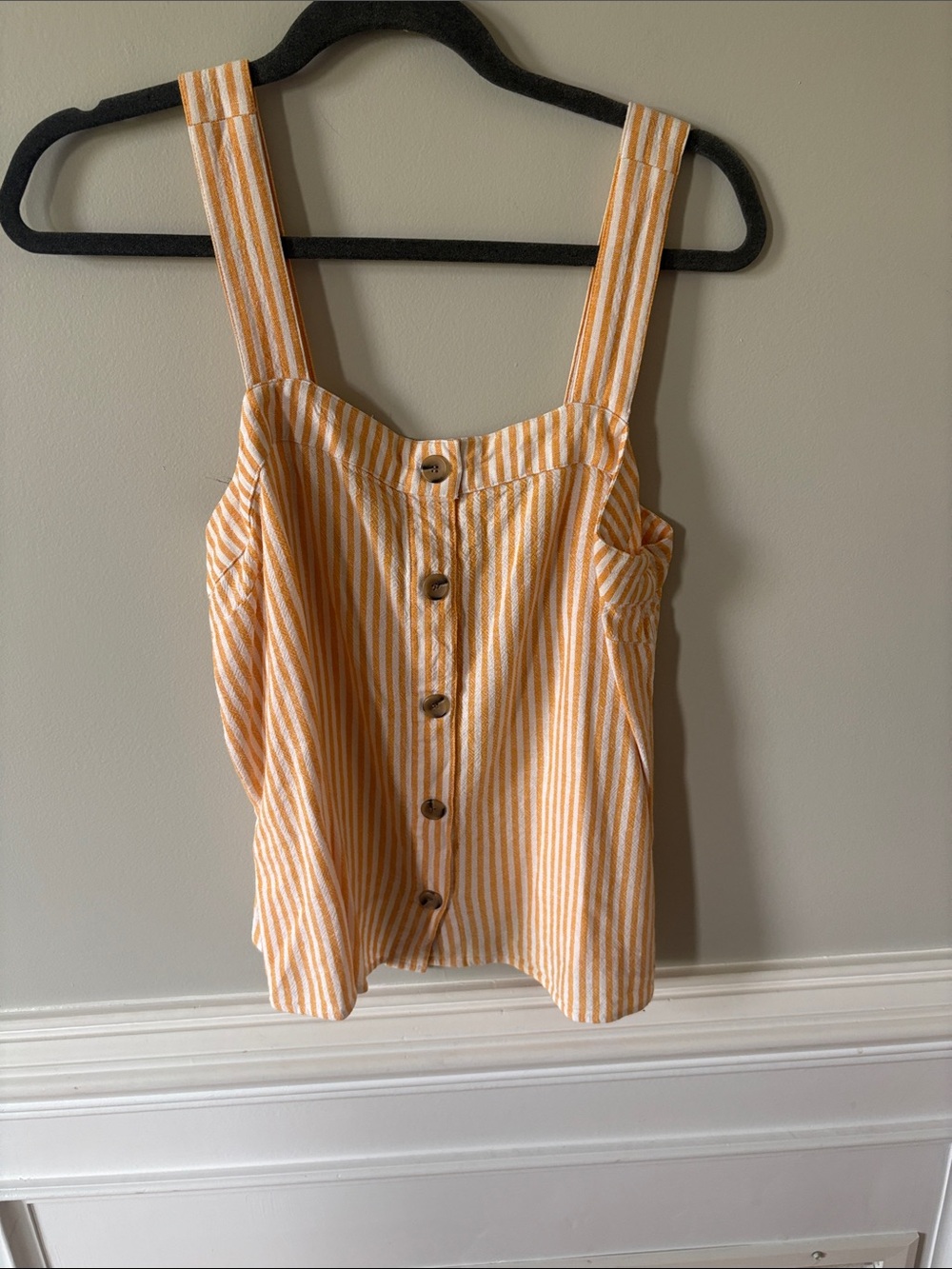 J Crew Factory Linen Blend Tank, small